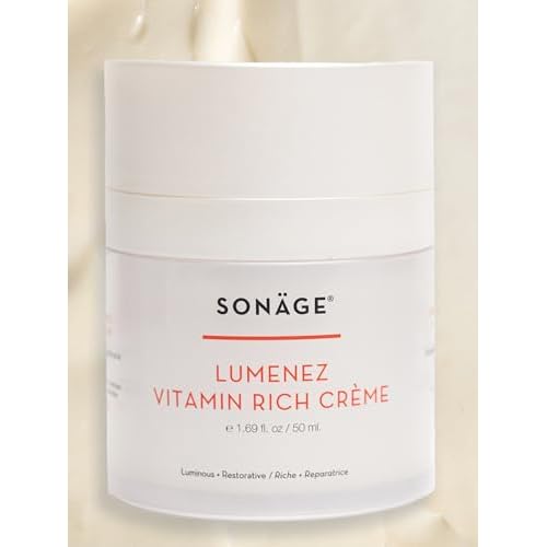SONAGE Lumenez Vitamin Facial Cream: Daily Restorative Moisturizer with Vitamin C | Hydrating Cream for Dry Skin