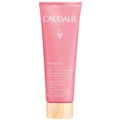 Caudalie VinoHydra Moisturizing Mask, 10-Minute Hydration Booster with Centella Asiatica - 75 mL