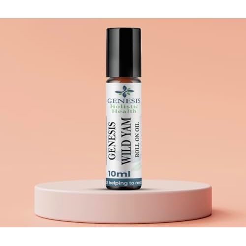 Genesis Wild Yam Root Roll On 10ml ? Organic Wild Yam Root Oil for Women with Chaste Tree, Red Clover & Natural Botanicals ? Non-Scented Topical Wellness Support ? Made in the USA