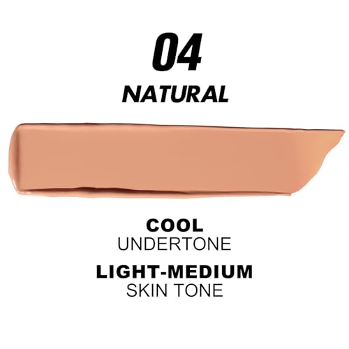 FOCALLURE 2 Pcs Liquid Foundation, Skin Evolution Foundation + Concealer, Full Coverage Foundation Makeup, Durable, Waterproof, Oil-Control, Hides Wrinkles & Lines, Natural
