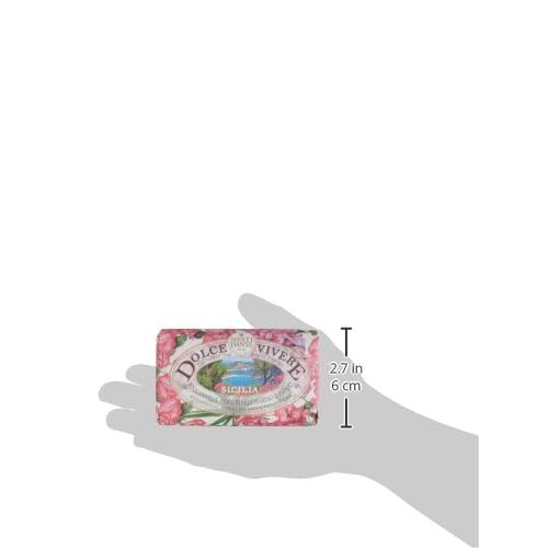 Dolce Vivere Sicilia Bougainville, Marine Sea Salt & Papyrus Tree Fine Natural Soap Bar