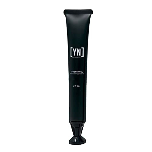 Young Nails Synergy Gel System, Building Gel - Hard Builder Gel, Superior Adhesion & Strength, Structured Nail Gel Builder - Concealer Gel, Pink, Precision Applicator (2 fl oz)