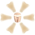 Camel Front Silicone Coverage Concealer Pads for Women, 6 Pack Reusable Invisible Insert for Leggings, Yoga Pants & Swimwear