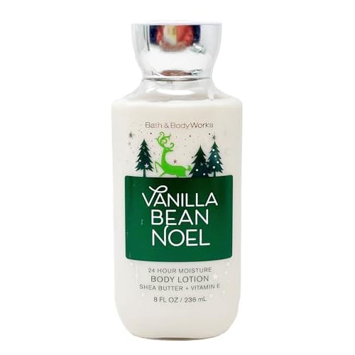 Bath and Body Works Vanilla Bean Noel Shower Gel, Body Lotion, Fine Fragrance Mist Daily Trio Gift Set 2018