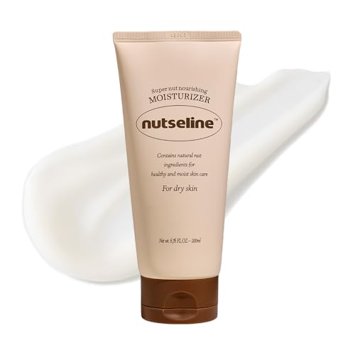 Super Nut Nourishing Moisturizer Unscented for Dry Skin, Fermented Shea Butter, Natural Nut Ingredients, Milky Lotion Texture, 200ml(6.76 fl oz.)