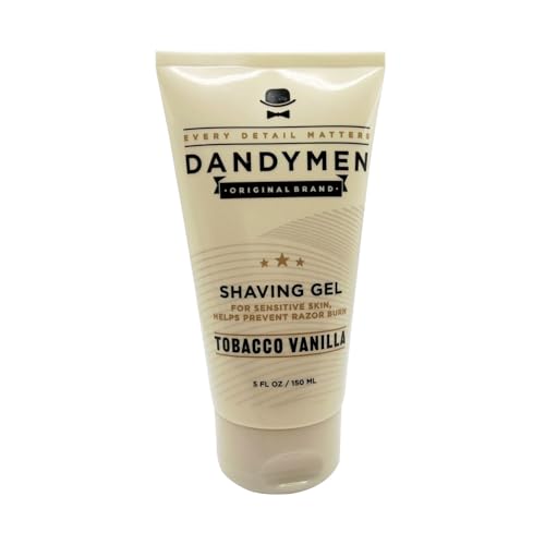 Shave Gel ? Precision Shave with Hydration ? 5 oz (1-pack, Tobacco Vanilla)
