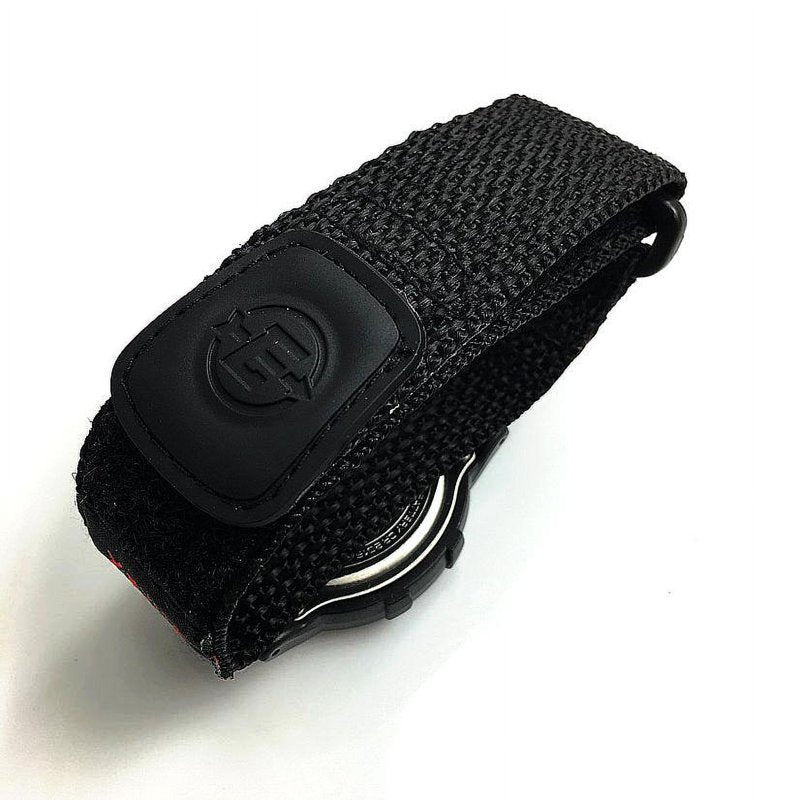 Outdoor Waterproof Watch for Men with FastWrap Nylon Strap - Black 38mm