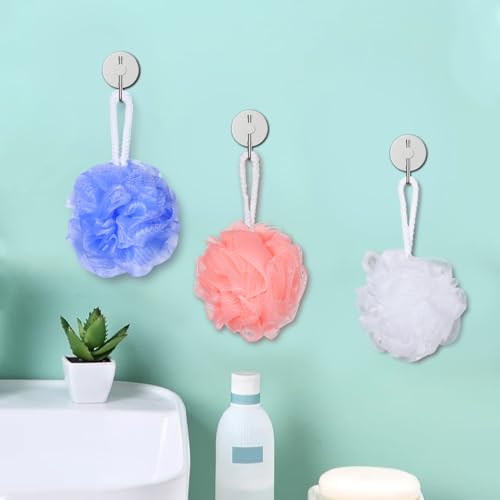 40 Pack Loofah Sponge Bath Sponge Shower Loofah Mesh Shower Ball Bath Pouf Wash Body Puff for Women Men
