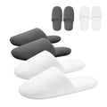 Spa Disposable Slippes Thickened Cotton Soft Foam Non-slip Reusable Washable Slippers for Hotel,Guest,Travel,Bride,Women and Men