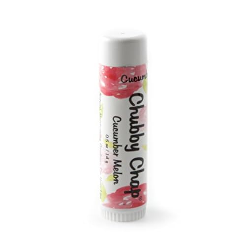 Large Jumbo Natural Lip Balm- 0.5 Ounces Cucumber Melon