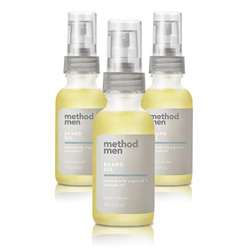 Method Men Beard Oil, Sea + Surf, 1 Ounce, 3 pack