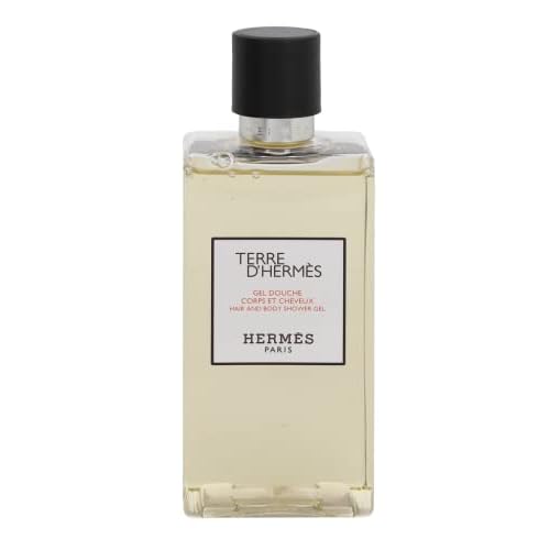 Hermes Terre d'Hermes for Men Hair and Body Shower Gel, 6.5 Ounc