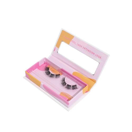 Volume Eyelash Extension Look DIY Lashes by SoCal Beauty | Vera ? Salon-Quality Faux Mink False Eyelashes, 10-Day Wear with Bonder & Sealer, Reusable, Easy to Apply Strip Lashes