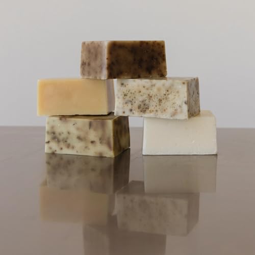 Summer Solace Tallow Soap Bar All-Natural Face & Body Wash Brick Deeply Nourishing Handcrafted Moisturizing Bar for Dry, Sensitive Skin Unscented 4.9oz (Pure)