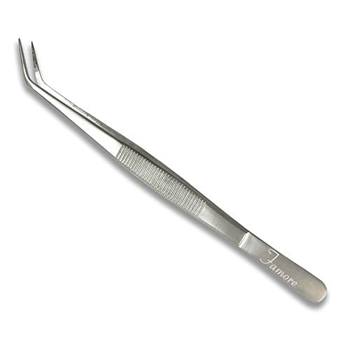 Angled Serger Style Tweezers (6-inch) Item# 520