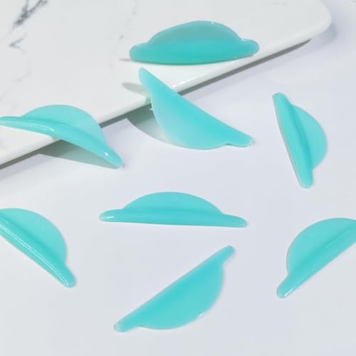 Lash Lift Rods Silicone Pads for Lash Lamination Shields Ultra Curl Flexible Reusable Curler DIY Eyeash Perm Lifting Pads (Green)