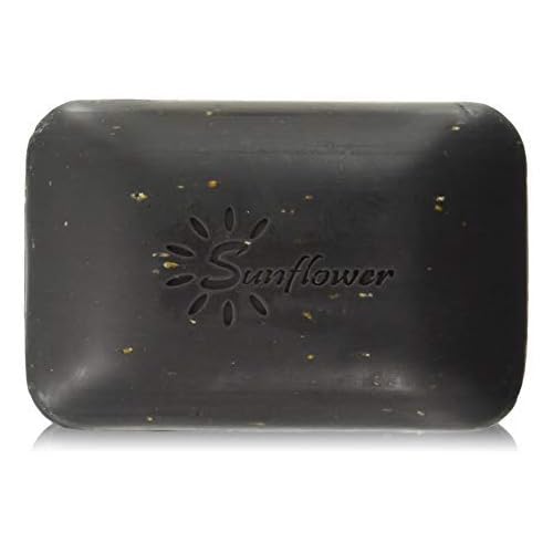 Sunflower Black Soap, White Diamond, 5 Ounce