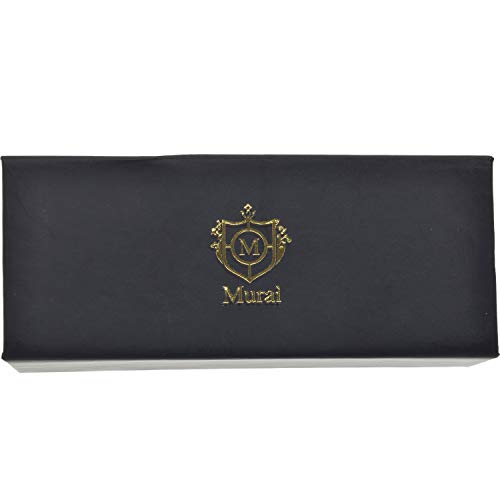 Murai by Giorgio GM4F Firm Boar Bristle Beard Brush - Travel Brush for Men's Skin Care and Grooming