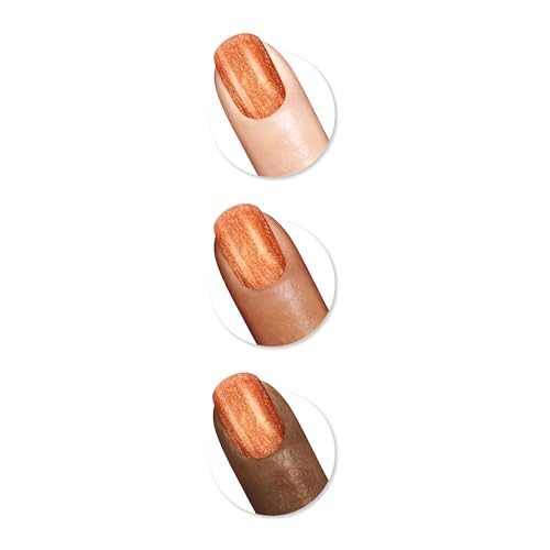 Sally Hansen Insta-Dri Reese's Nail Polish | Quick Dry, Long Lasting, Streak-Free Shine | Opaque, Shimmery | 737 REESE¡¯S Candy | Burnt Orange Nail Color