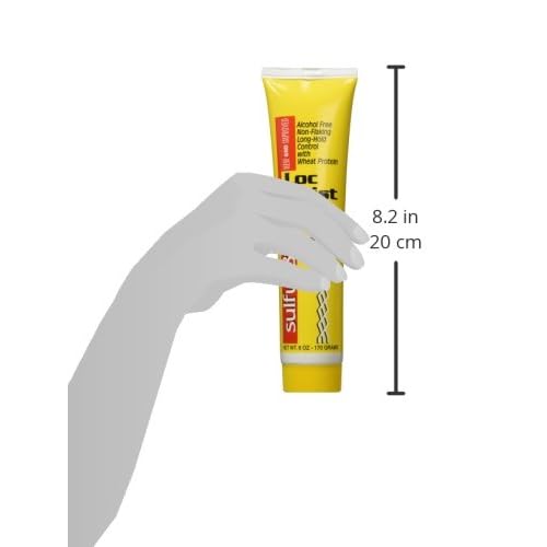 Sulfur8 Loc Twist & Braid Gel 6 oz ? Moisturizing Styling Gel for Locs Braids & Twists, Helps Control Frizz, Smooth Hair & Support Neat Protective Styles, No Active Sulfur