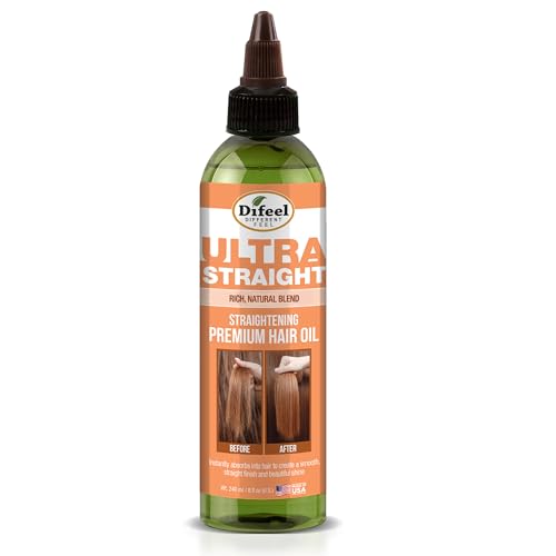 Difeel Premium Ultra Straight Hair Oil 8 ounce