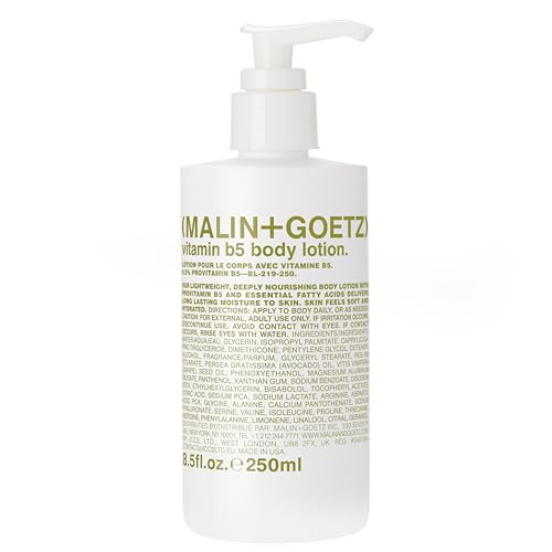 MALIN+GOETZ Vitamin B5 Body Lotion | Lightweight Daily Moisturizer with Avocado & Grapeseed Oils | Hydrating, Nourishing, Long-Lasting & Bergamot Scented | Vegan, Cruelty-Free