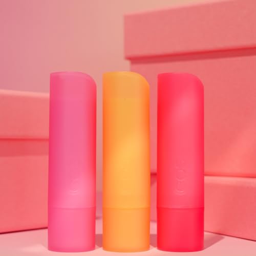 eos Holiday Lip Balm Gift- Strawberry Cheer, Candy Cane Swirl & Vanilla Toffee, Stocking Stuffers, All-Day Moisture Lip Care, 0.14 oz, 2-Pack