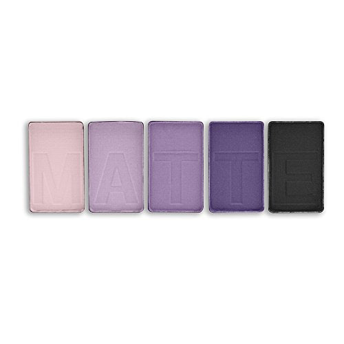 L.A. COLORS 5 Color Matte Eyeshadow Palette, Purple Cashmere CEM473 (Pack of 2)