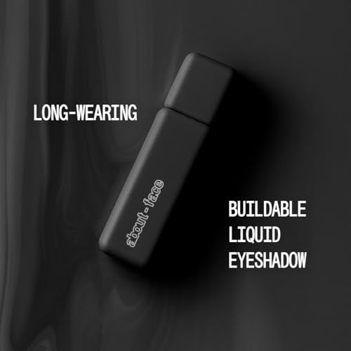 about-face Matte Fluid Eye Paint Art of Darkness ? High-Pigment Liquid Eyeshadow, Long-Lasting, No-Budge Matte Finish, Vegan & Cruelty-Free (Matte Black)