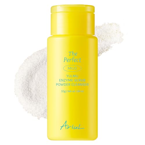 Ariul The Perfect Yulmu Enzyme Scrub Powder Cleanser ? Gentle Exfoliation with Job¡¯s Tears & Enzymes, Pore Cleansing, Non-Irritating & & Vegan Formula, Korean Skin Care, 55g / 1.94 oz