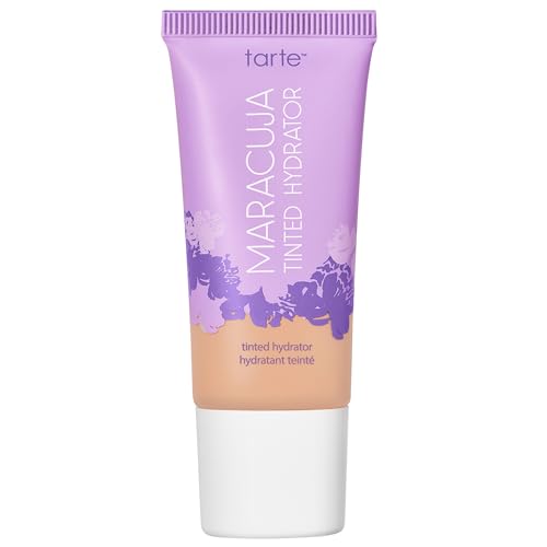 tarte maracuja tinted moisturizer ? Lightweight Sheer Foundation with Buildable Longwear Coverage, Hyaluronic Acid, Turmeric, Aloe for Hydrated Skin, Vegan & Cruelty Free