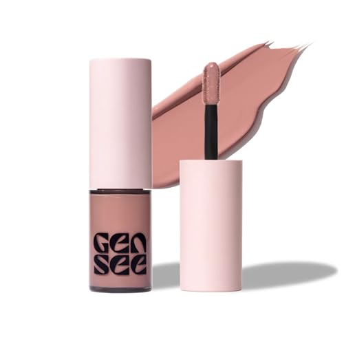 Gen See Mixed Media Matte Liquid Eyeshadow, Rose Water ? Weightless Long Lasting Matte Eye Color, High Pigment Multi-Use Makeup for Eyes Cheeks Lips, Vegan Cruelty-Free, Made in Italy