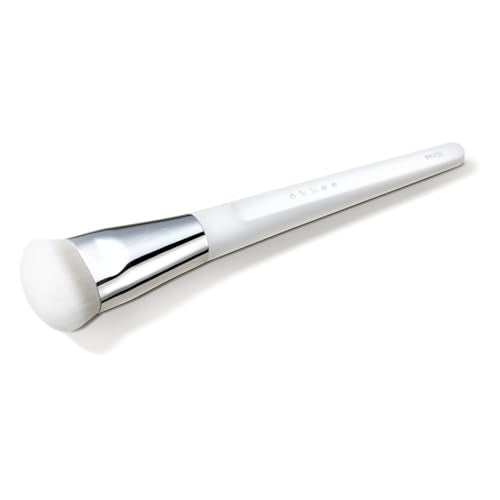 [SOO ADOR] okhee WHITE JADE Foundation Brush PIV01 - Flawless and Smooth Foundation Application for Radiant Skin | Designed by K-Pop Makeup Expert Seo Ok | Makeup Brush Base Brush