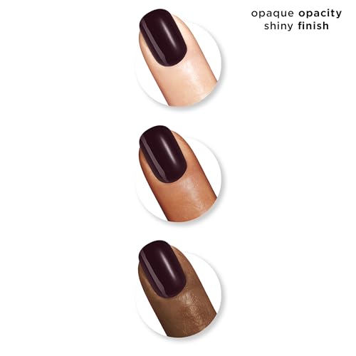 Sally Hansen Miracle Gel, Cabernet With Bae, Long Lasting, Gel-Like Formula, No UV Lamp Needed, Opaque, Shiny Red Nail Polish