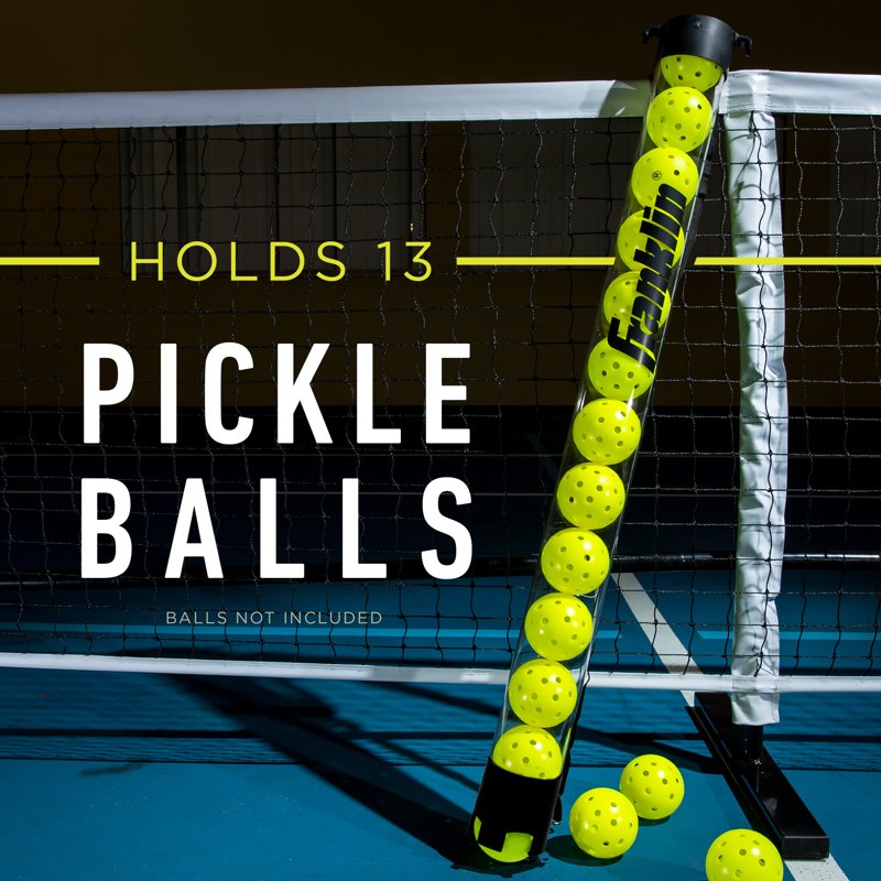 Pickleball Hopper Tube with Holder - Ball Picker Upper & Transport