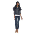 Diane Shortie Comb Out and Blow Out Cape, Black