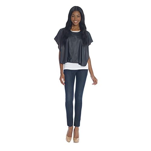 Diane Shortie Comb Out and Blow Out Cape, Black