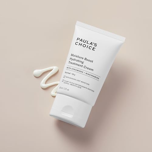 Paula's Choice MOISTURE BOOST Hydrating Treatment Cream, Niacinamide & Hyaluronic Acid, Face Moisturizer for Dry Skin, 2 Ounce