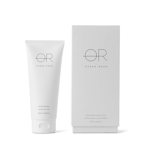Ocean Road White Body Scrub 6.7 fl oz - Gentle Exfoliating Scrub with Detoxifying Red Seaweed & Antioxidant Australian Botanicals ? Ethically Sourced, Vegan, Australian Made