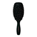 Gimme Hair Brush - Mini Travel Detangler Brush for Fine Hair with Anti-Static, Heat-Resistant & Flexible Nylon Bristles - Hair Tools for Women, Teens & Girls, Black