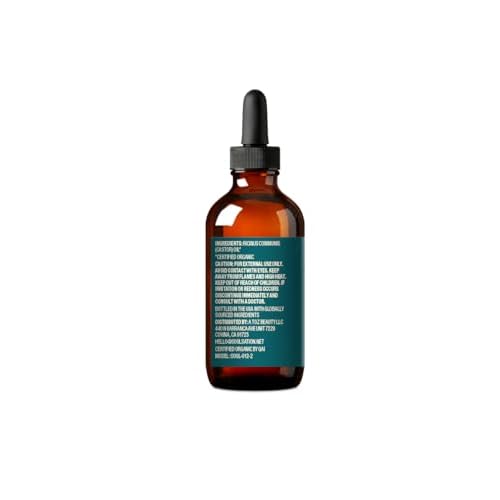 Organic Castor Oil for Eyelashes, Hair & Skin (2oz with Eyelash Kit) | 100% Pure, Natural Cold Pressed