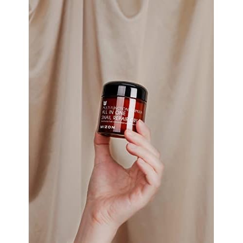 MIZON Bundle All In One Snail Face Mositurizer + Snail Ampoule for Wrinkle Care and Deep Hydration
