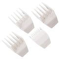 Professional Peanut Clipper Guards for Wahl Peanut ? From 1/8 Inch to 1/2 Inch, Fits for Wahl Peanut, White-4PCS