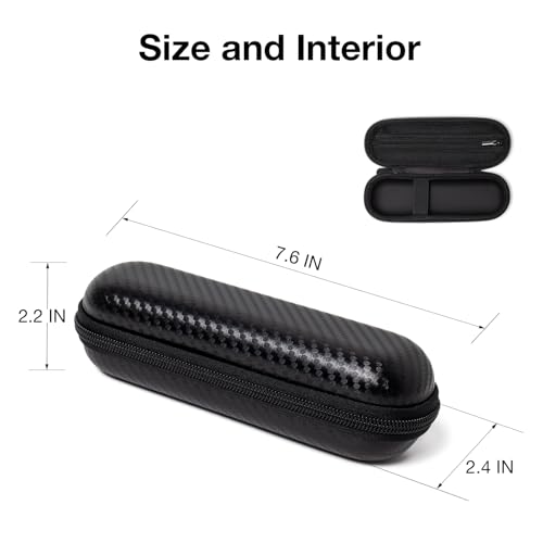 Nincha Compact Travel Trimmer Case for Philips Hybrid Electric Trimmer and Shaver, Face + Body Groomer QP2724/90, QP2834/70, QP1924/70, QP6531/70, QP4631/90, Hard Carrying Case, Black