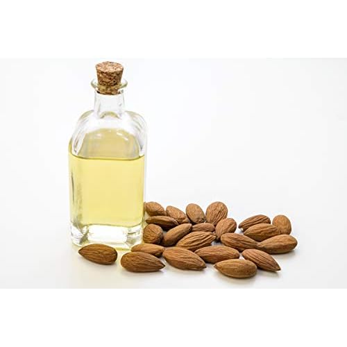 Organic Unrefined Virgin Sweet Almond Oil | Imported From Italy | 100% Pure | Cold Pressed | Hexane Free | Carrier Oil (8 Fluid Ounces)