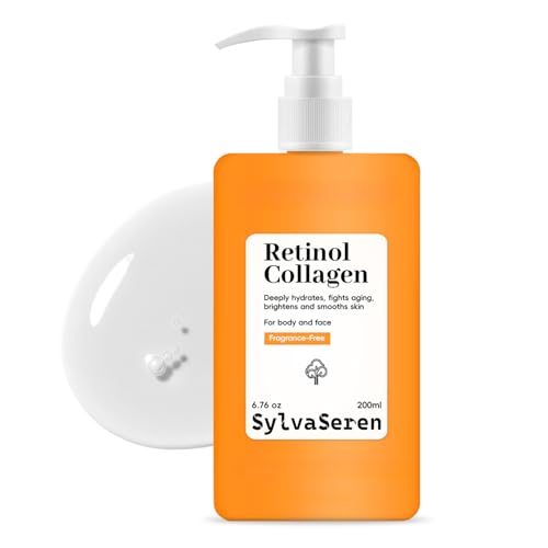 Advanced Retinol Body Lotion Anti-Aging Firming Moisturizer All-Over Body & Face Cream with a Smoothing and Refreshing Texture Enriched with 1% Retinol Hyaluronic Acid for Smoother Skin 6.76 oz