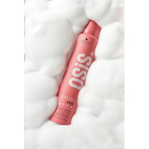 OSiS+ Grip Extreme Hold Mousse - Extra Strong Control Volume Mousse with Heat Protection