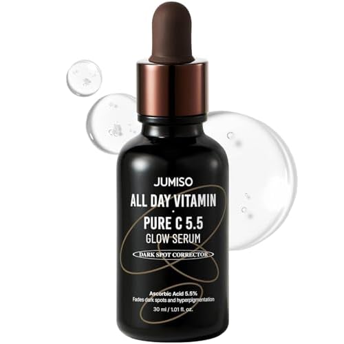 All Day Pure C 5.5 Glow Serum 30ml | Aronia Fruit Extract | Pure Vitamin C (L-Ascorbic Acid) with Alpha-Arbutin&Ascorbyl Glucoside | fragrance-free, parabens-free | 1.01 fl oz, 30 ml