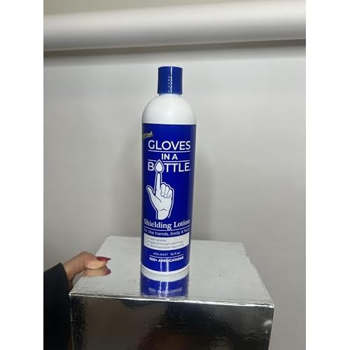 Gloves In A Bottle Working Hands Cream ? Hypoallergenic Moisturizing Lotion for Severely Cracked Hands ? Protective Hand Treatment for Workers, Nurses & More ? 16 oz with Pump
