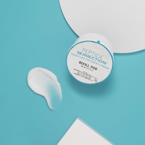 Peter Thomas Roth | Refill Pod for Peptide Skinjection¢â Moisture Infusion Cream 1.7 Fl Oz, For Loss of Firmness and Elasticity, Fine Lines & Wrinkles, Dryness, 21 Amplified Peptides & Neuropeptides
